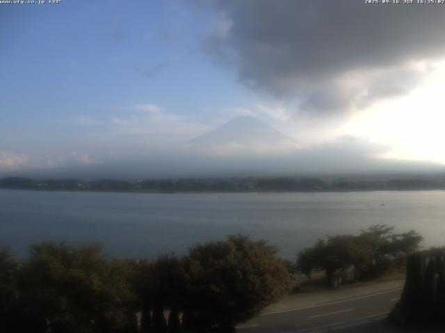 河口湖からの富士山