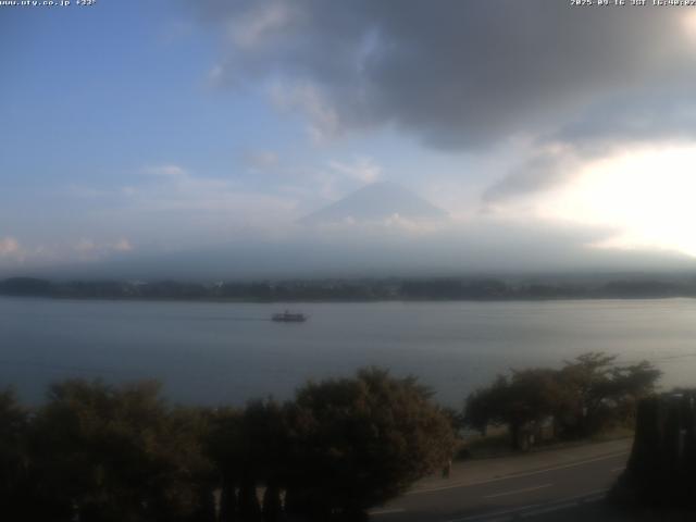 河口湖からの富士山