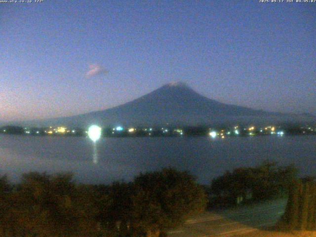 河口湖からの富士山
