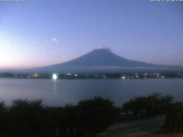 河口湖からの富士山