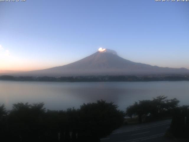 河口湖からの富士山