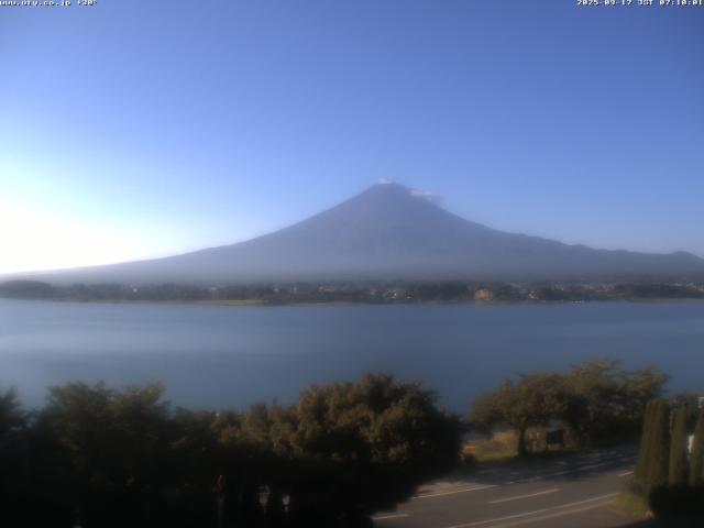 河口湖からの富士山