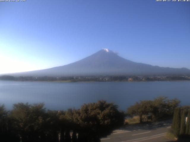 河口湖からの富士山
