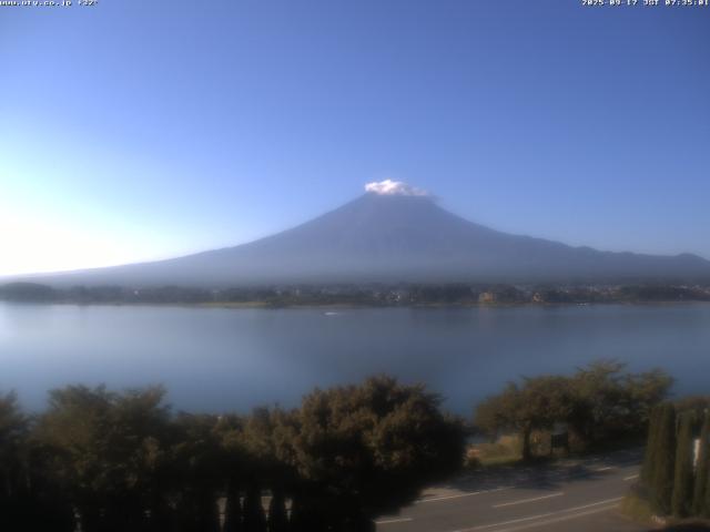 河口湖からの富士山