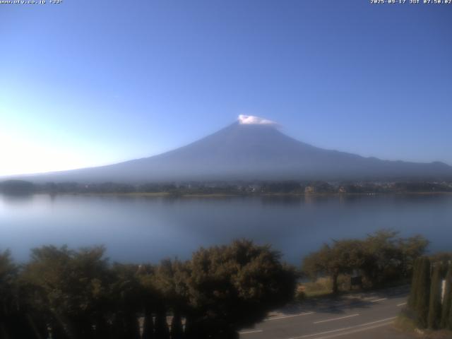 河口湖からの富士山