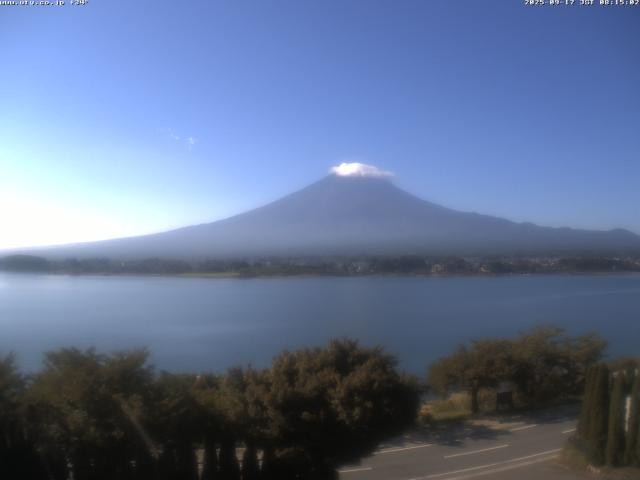 河口湖からの富士山