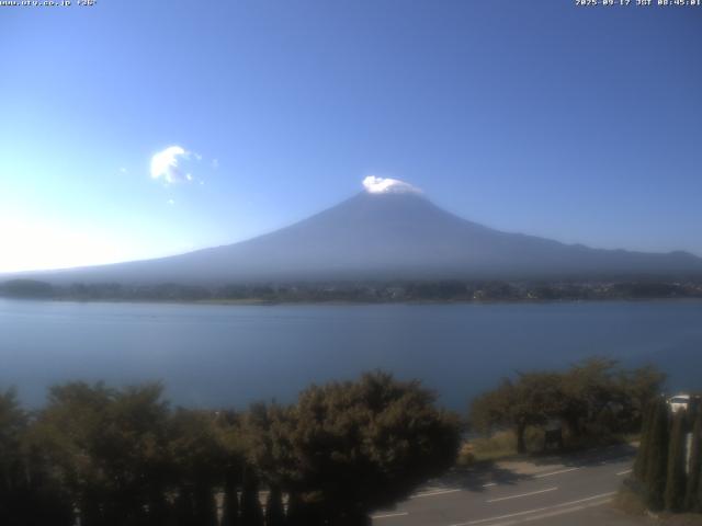 河口湖からの富士山