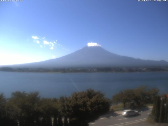 河口湖からの富士山