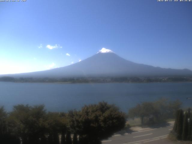 河口湖からの富士山