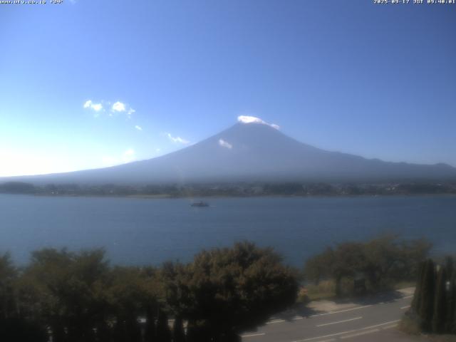 河口湖からの富士山