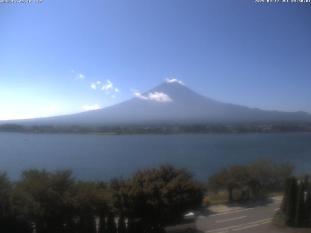 河口湖からの富士山