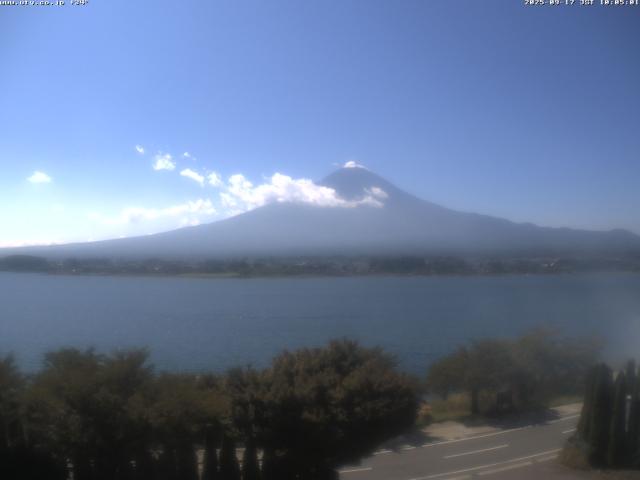 河口湖からの富士山