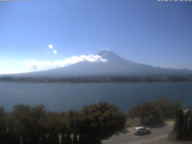 河口湖からの富士山