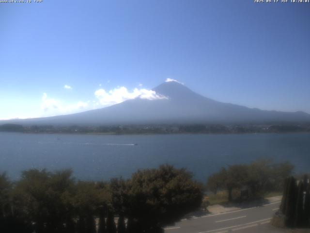 河口湖からの富士山