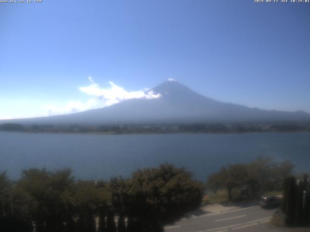 河口湖からの富士山