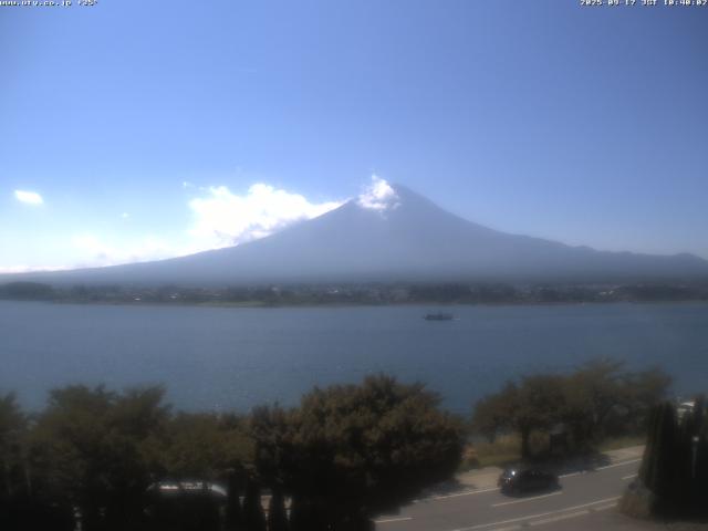 河口湖からの富士山