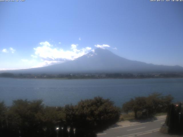 河口湖からの富士山