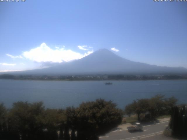 河口湖からの富士山