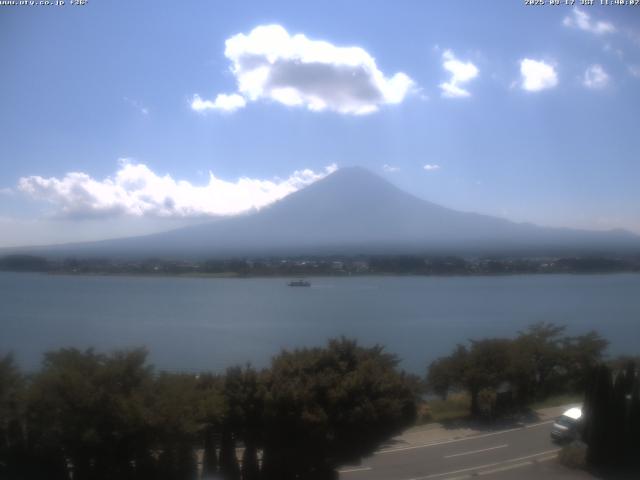 河口湖からの富士山