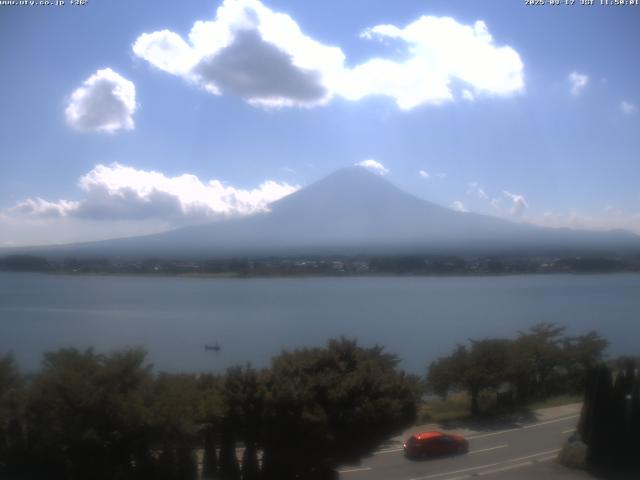 河口湖からの富士山
