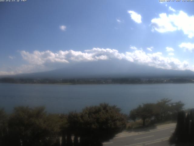 河口湖からの富士山