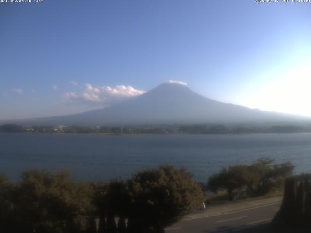 河口湖からの富士山