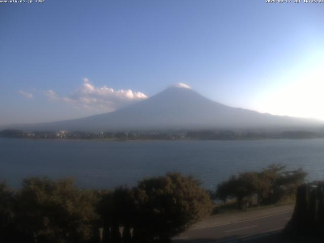 河口湖からの富士山