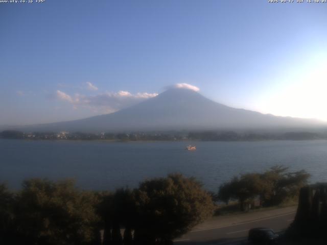 河口湖からの富士山