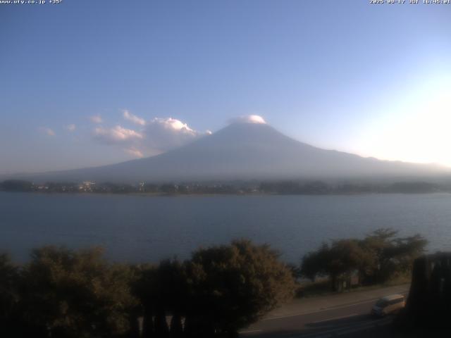 河口湖からの富士山
