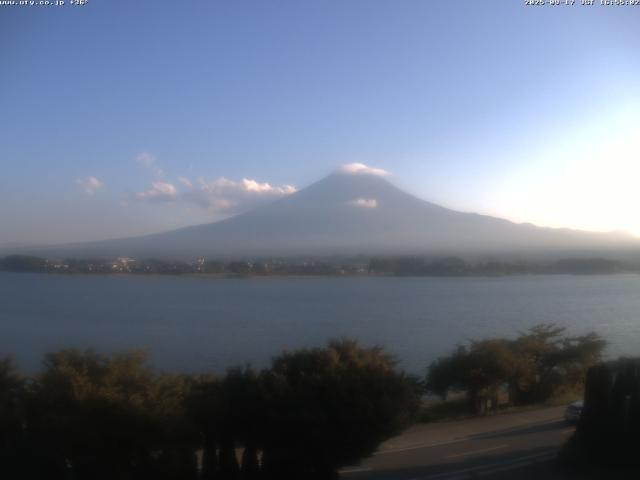 河口湖からの富士山