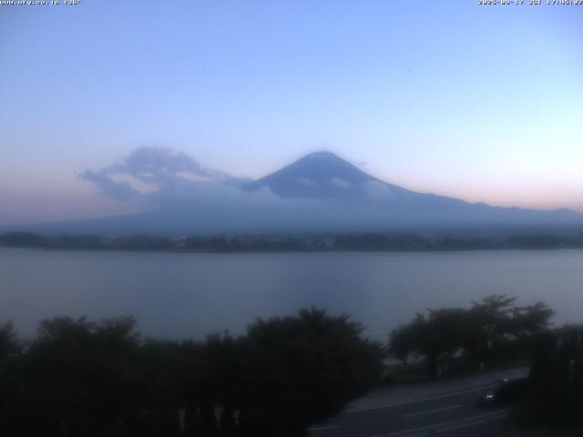 河口湖からの富士山