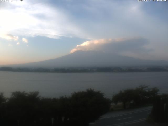 河口湖からの富士山
