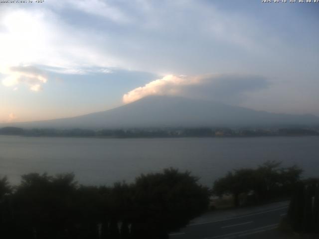 河口湖からの富士山