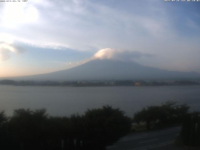 河口湖からの富士山