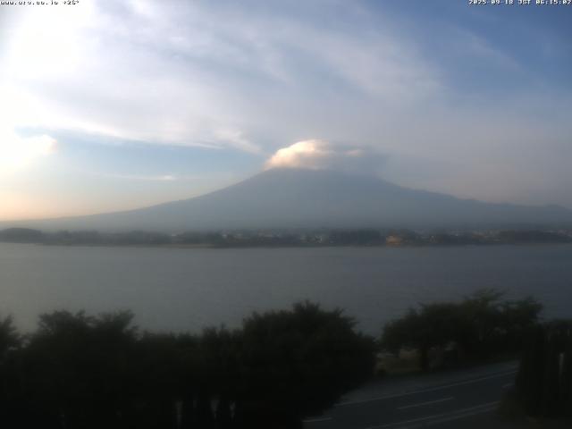 河口湖からの富士山