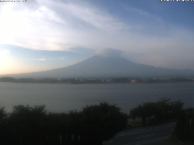 河口湖からの富士山