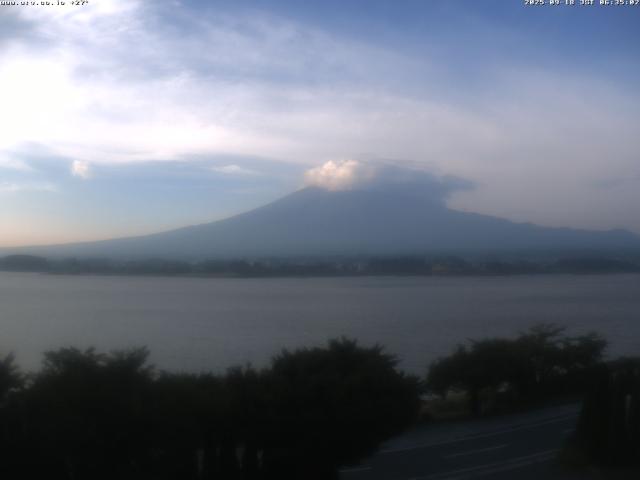 河口湖からの富士山