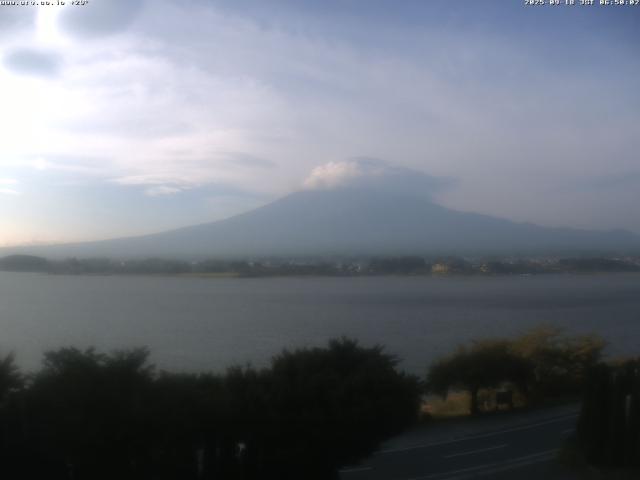 河口湖からの富士山