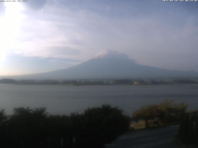 河口湖からの富士山