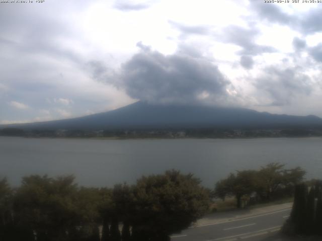 河口湖からの富士山