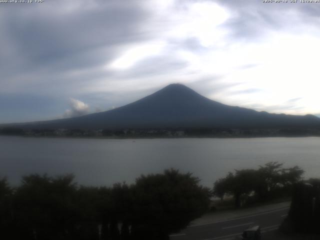 河口湖からの富士山