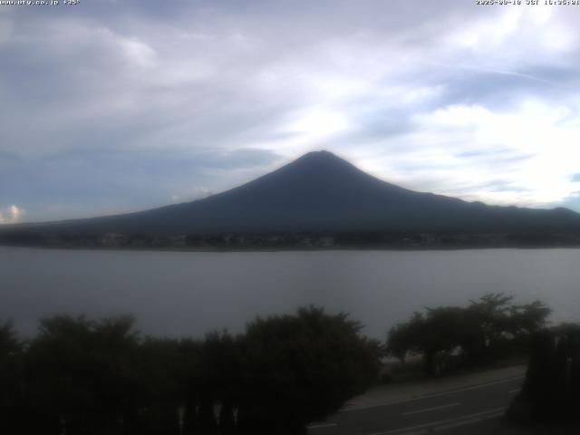 河口湖からの富士山