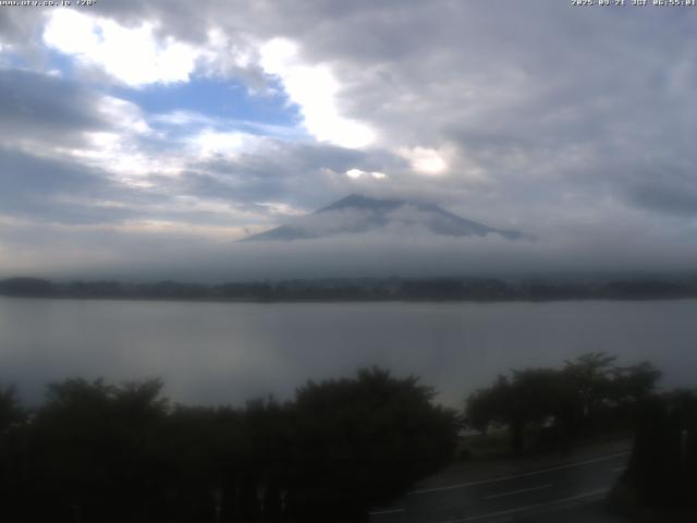 河口湖からの富士山