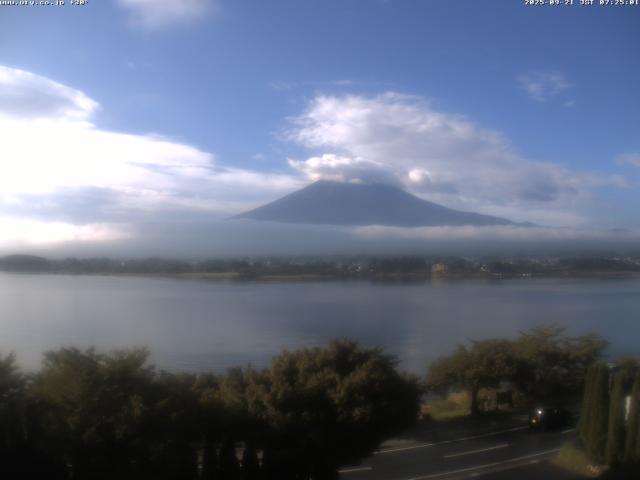 河口湖からの富士山