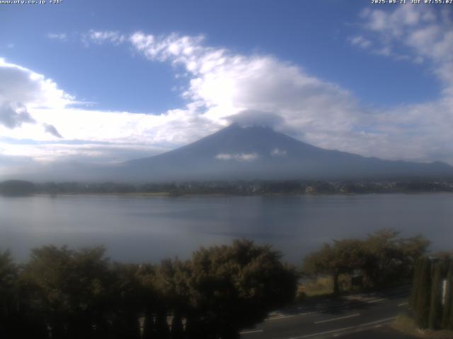 河口湖からの富士山