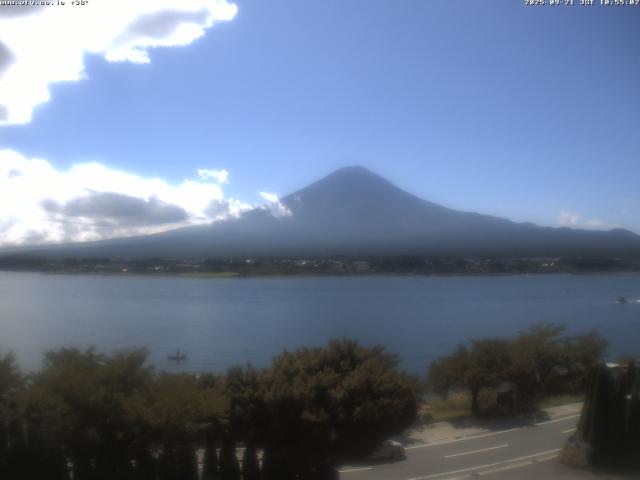 河口湖からの富士山