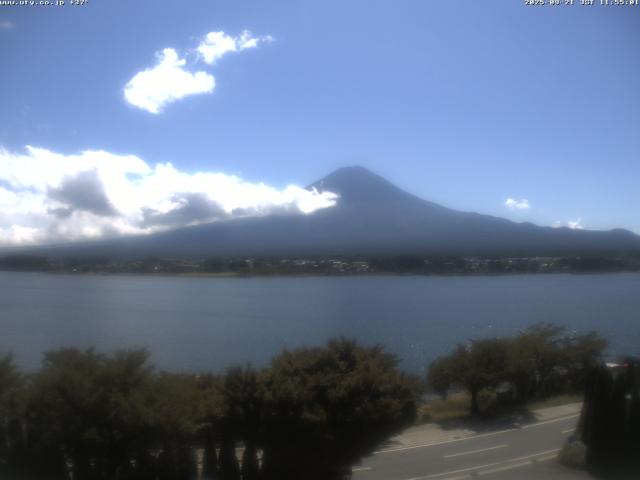 河口湖からの富士山