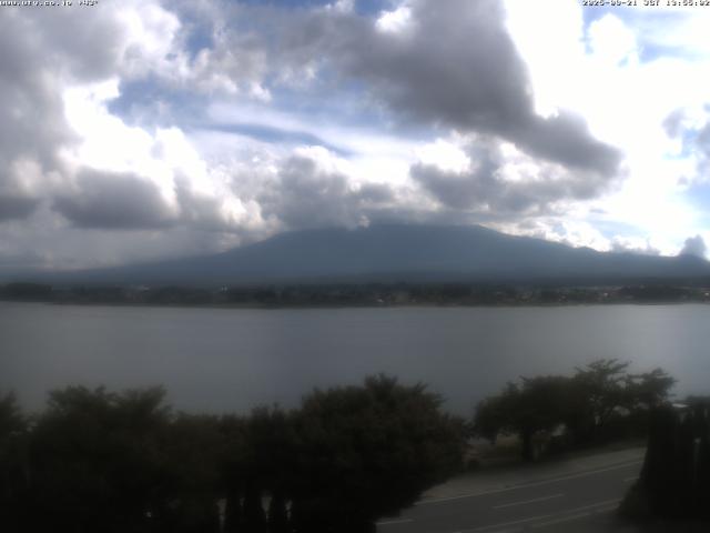 河口湖からの富士山