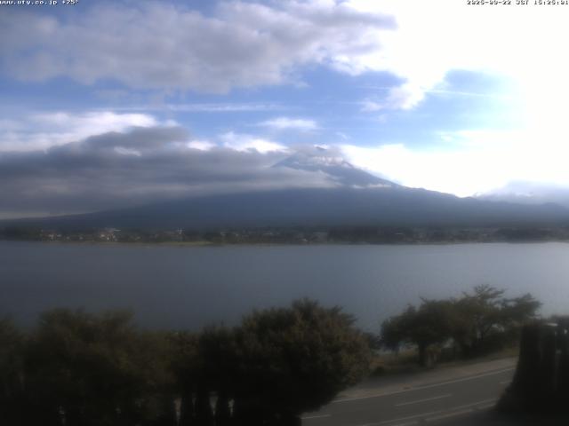 河口湖からの富士山