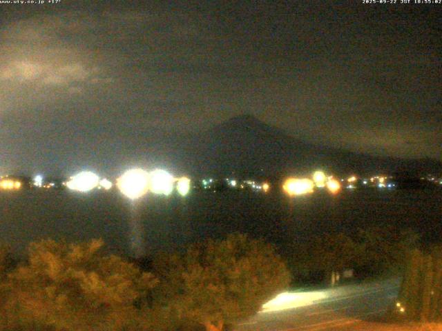 河口湖からの富士山